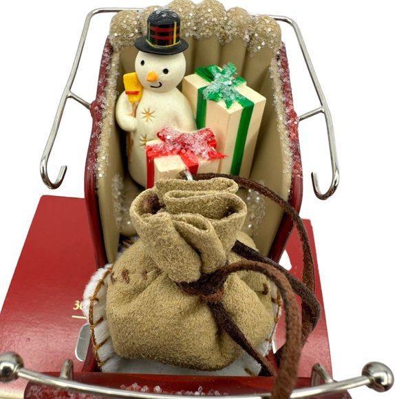 Hallmark Keepsake Ornament Santa's Magic Sleigh 2003 Waiting For Santa Collectio - Picture 7 of 13